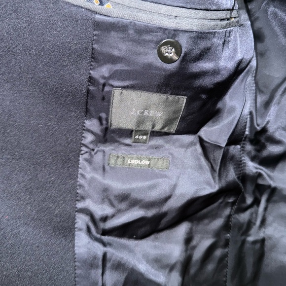 J Crew - Navy Cashmere Pea Coat - Picture 4 of 5